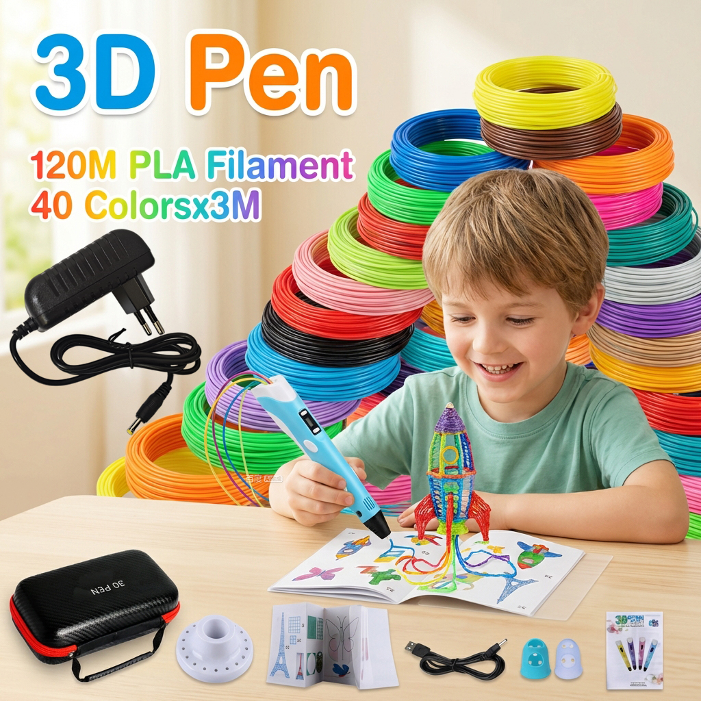 Carbon Fiber Filament - Children 3D Pen 3D Drawing Printing