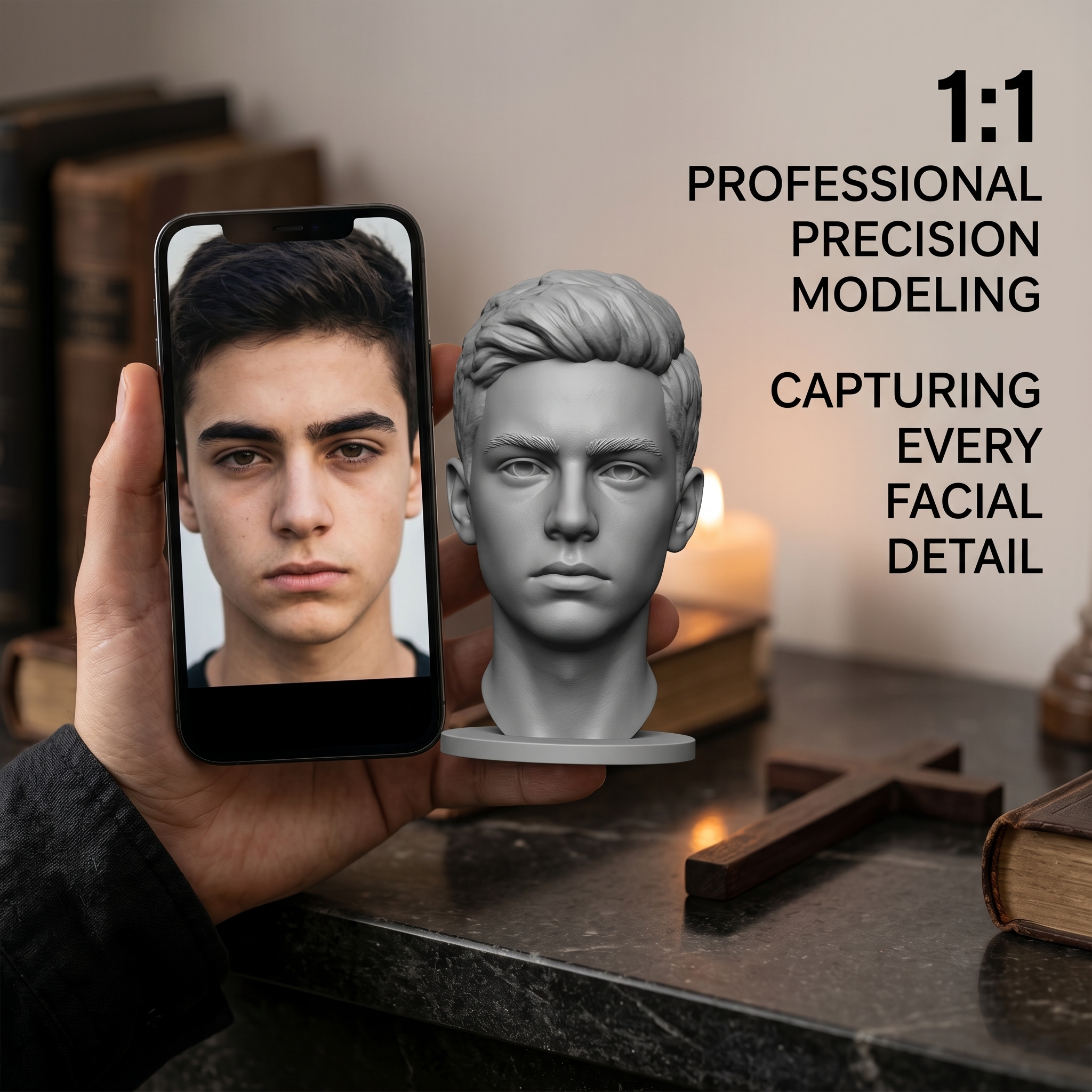 3D Printing Ultem - Personalized 3D Printed Bust Figurine, Custom