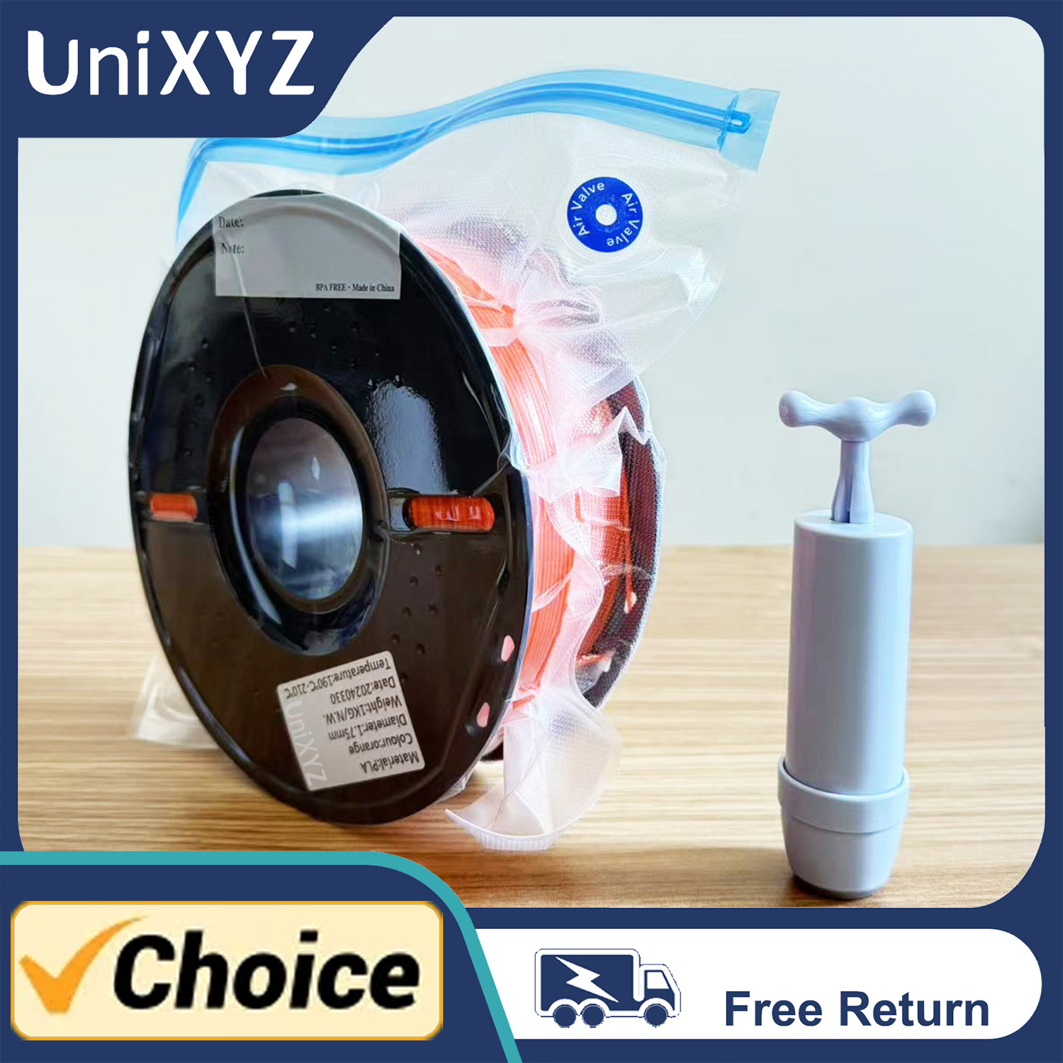 Abs Filament Spool - 3D Printer Consumables Vacuum Bag with