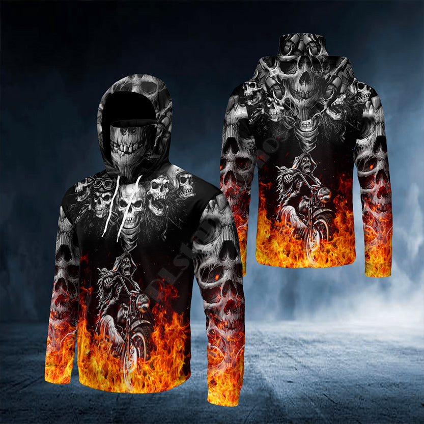 3D Printing Ghosting - Five Ghost Riders Skull 3D Printed