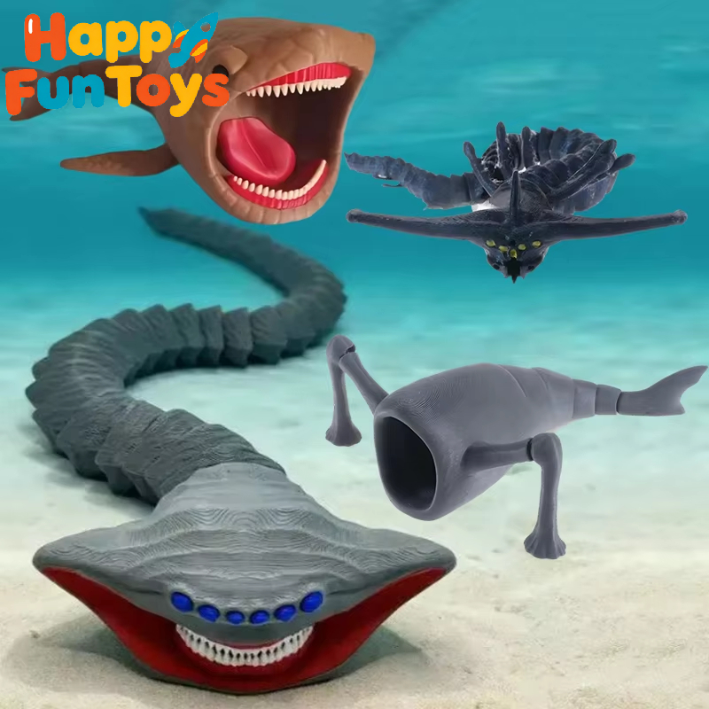3D Printing Joints - 1/4pcs 3D Printing Sea Eater Action