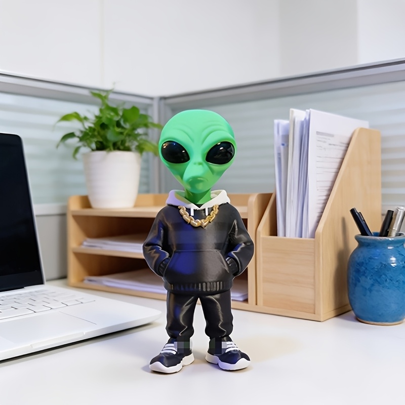 3D Printing Ideas - 1 Piece Green Alien Figure with