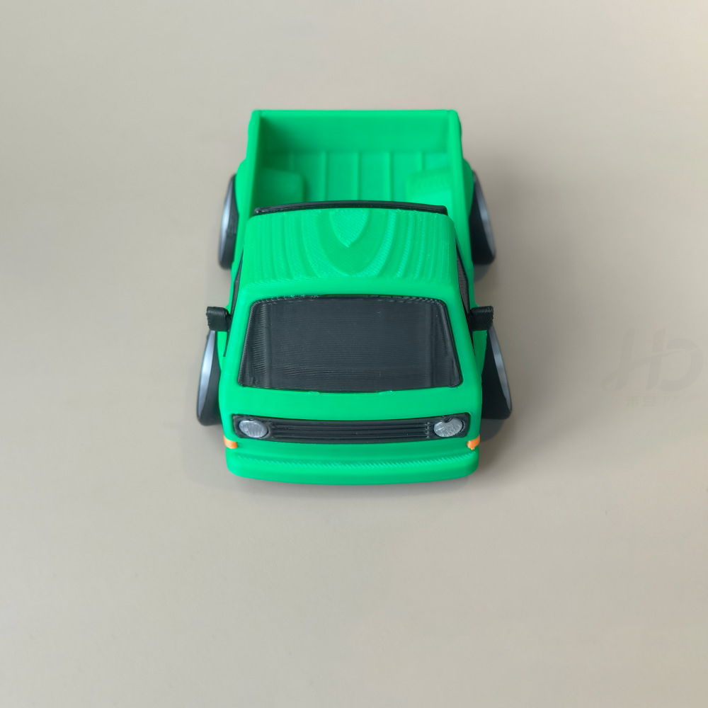 Retro T3 Pickup Truck 3D Print - 3D Printing Diecast Cars avaliação e preço