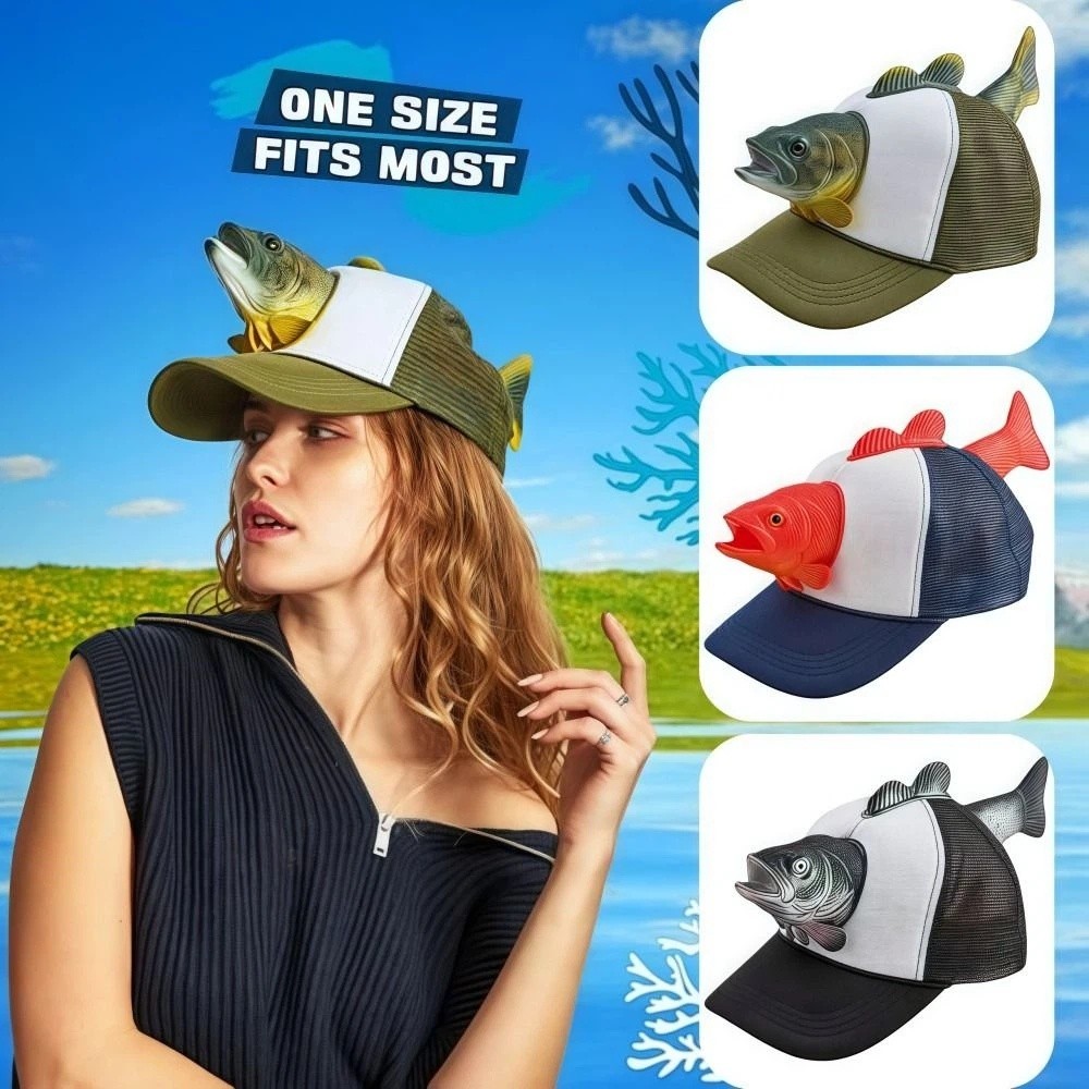 Funny 3D Fish Animal Trucker H - 3D Printing Lure avaliação e preço