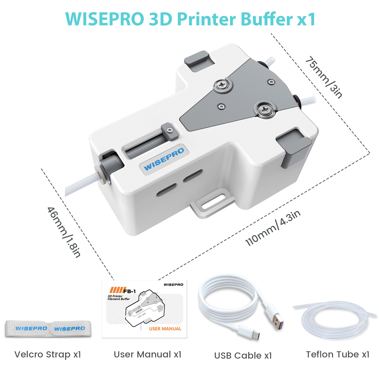 3D Filament Buffer for 1.75mm  - Abs Filament Spool avaliação e preço