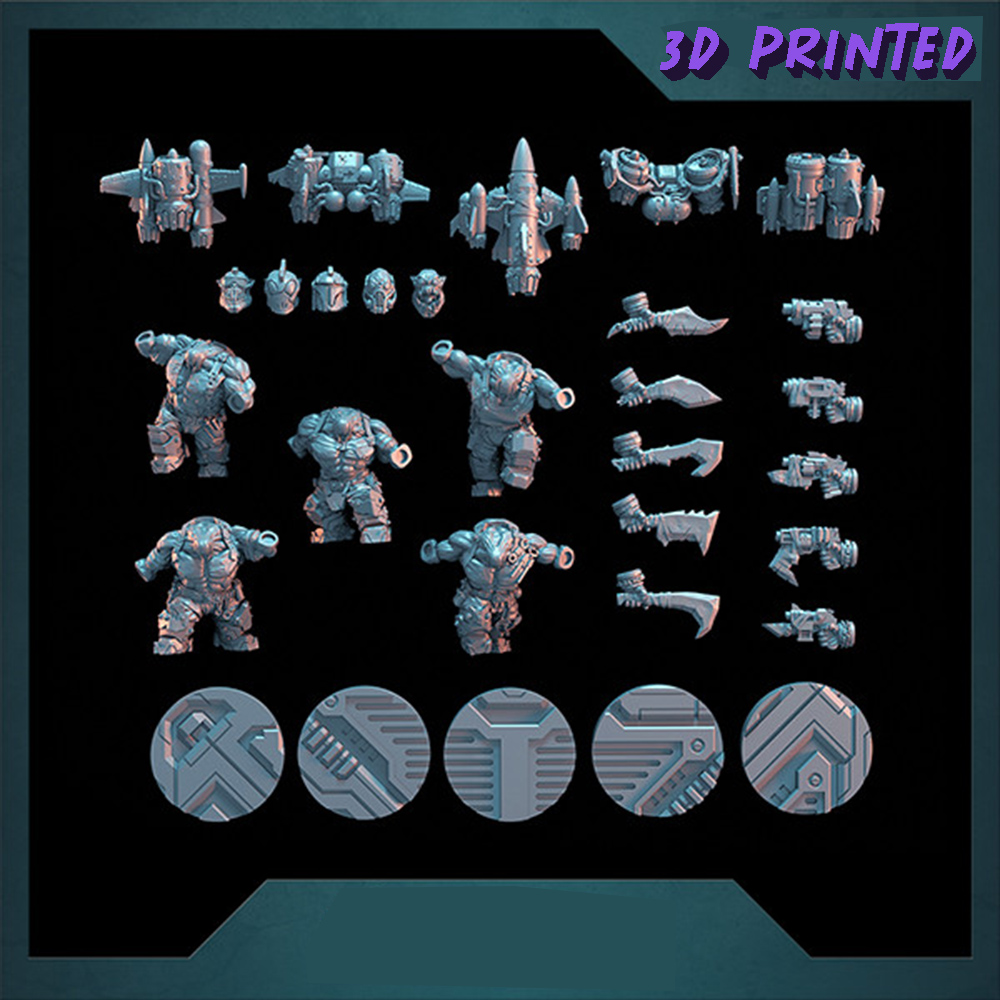 Rocket Orcs  Armour Miniature, - 3D Printing Ultem avaliação e preço