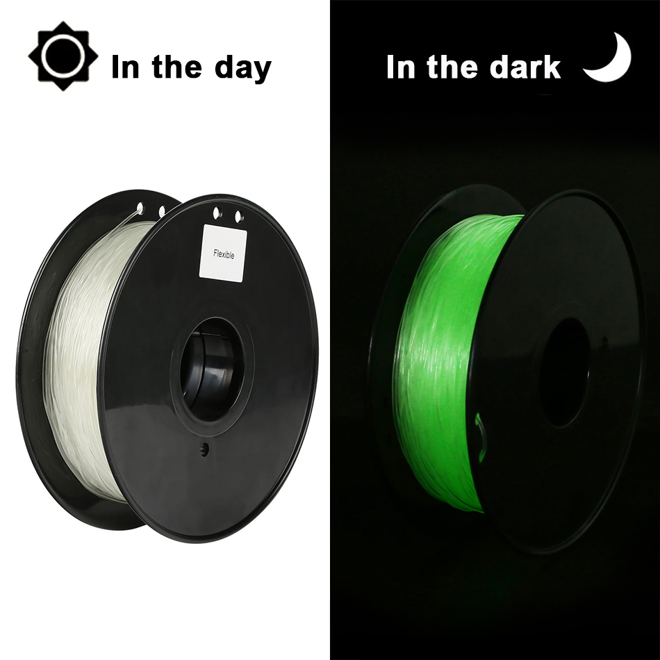 Luminous Filament Flexible TPU - Tpu Flexible Filament avaliação e preço