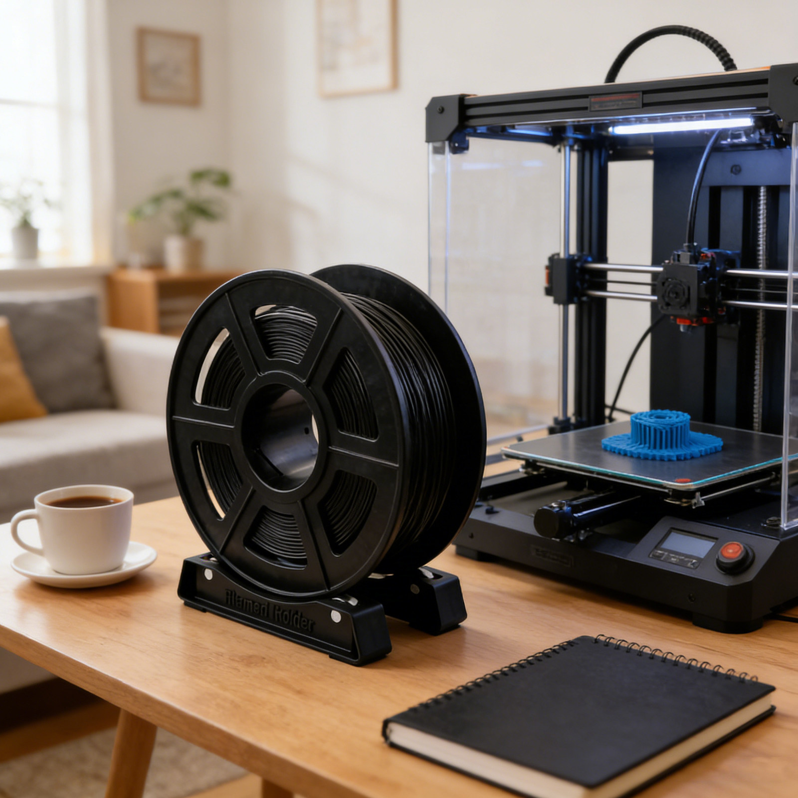 1Pair 3D Printer Filament Spoo - 3D Printing Nylon Filament avaliação e preço