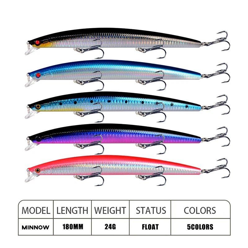 Minnow Fishing Lure Laser Hard - 3D Printing Lure avaliação e preço