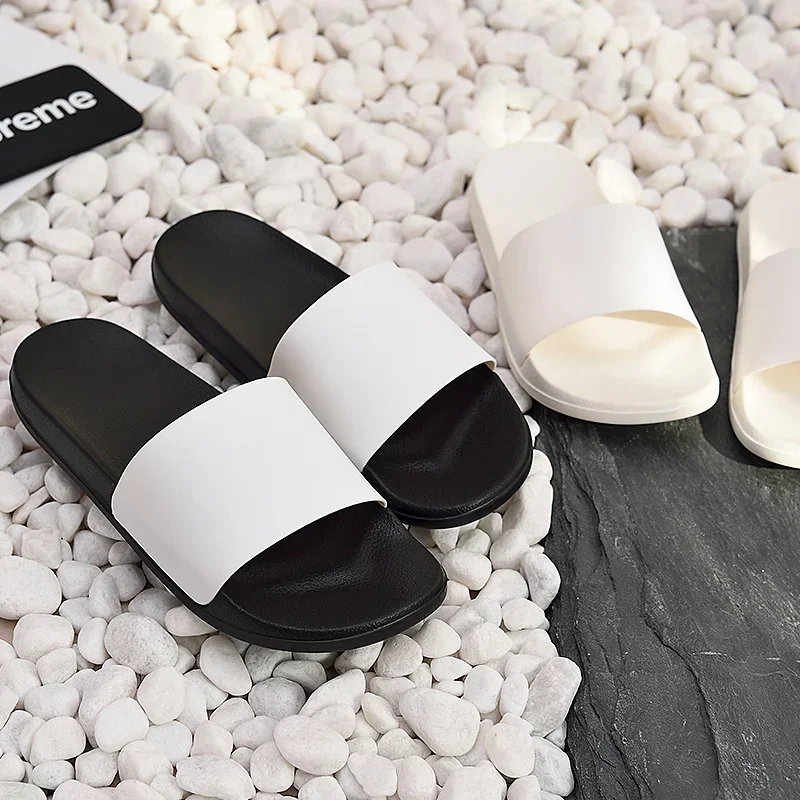 Custom Shoes Men Slippers Flip - 3D Printing Logo avaliação e preço
