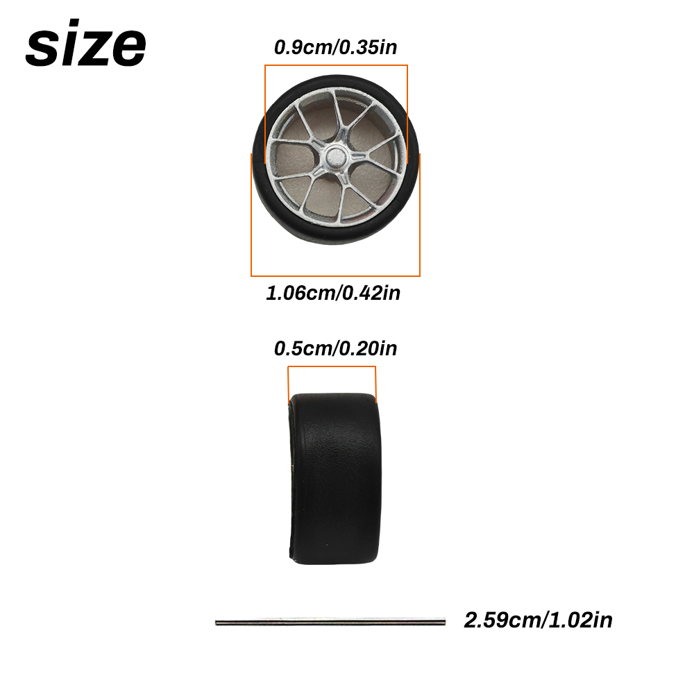 1:64 Scale Model Car Wheels Ri - 3D Printing Diecast Cars avaliação e preço