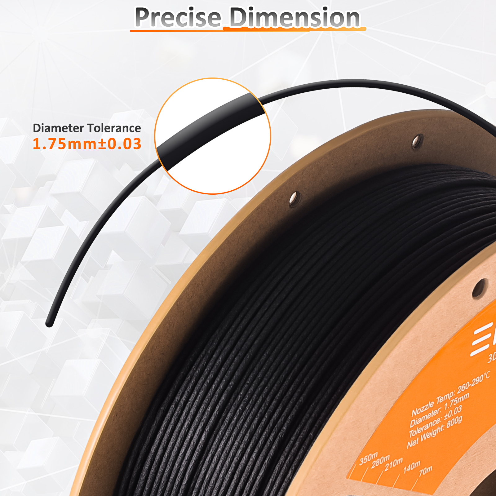 ERYONE 800G Nylon Carbon Fiber - 3D Printing Nylon Filament avaliação e preço