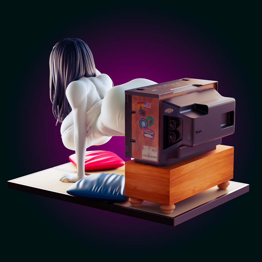 1:24 Tv Female Ghost Belle 3d  - 3D Printing Ghosting avaliação e preço
