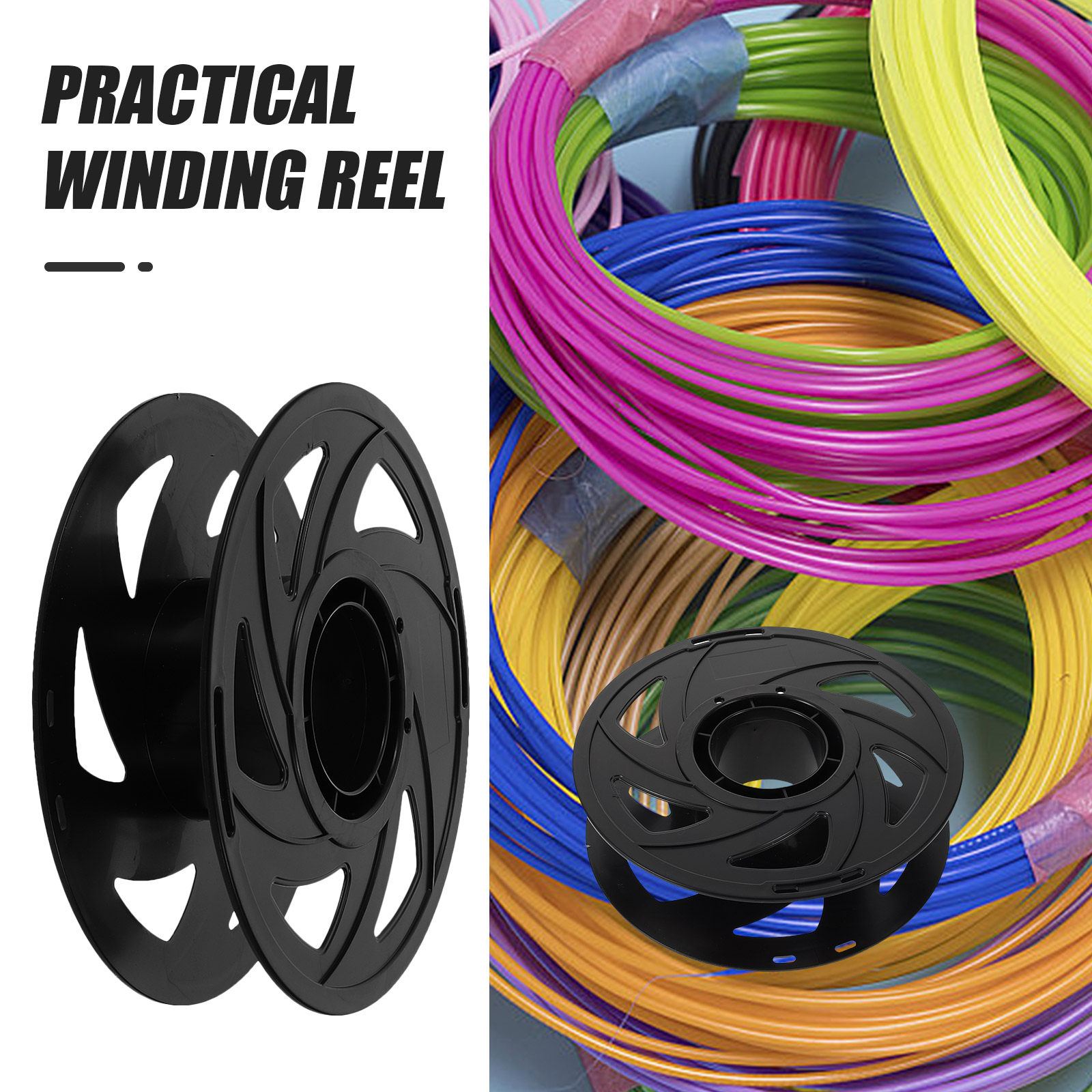 6PCS Reusable Filament Spool 6 - Abs Filament Spool avaliação e preço