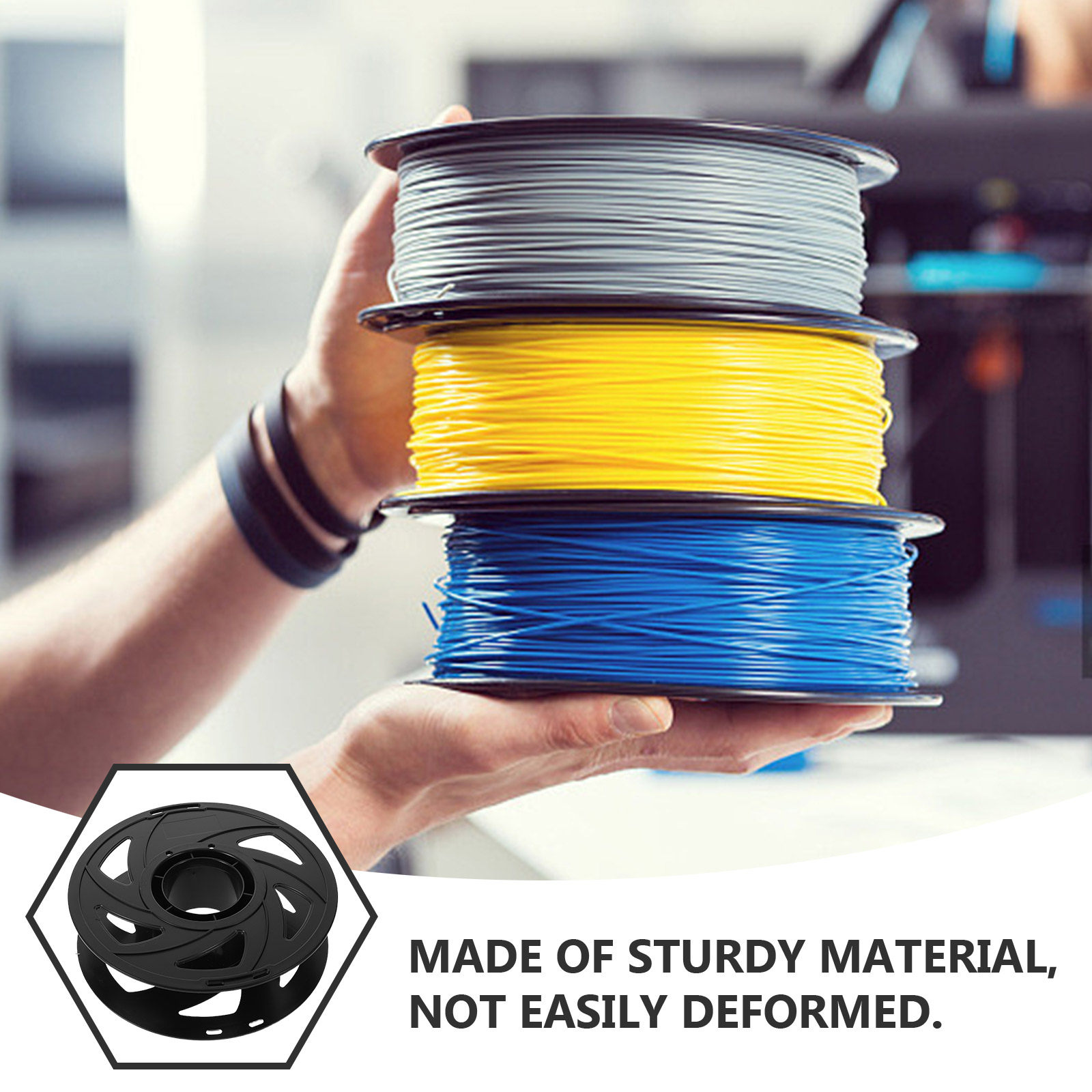 6PCS Reusable Filament Spool 6 - Abs Filament Spool avaliação e preço