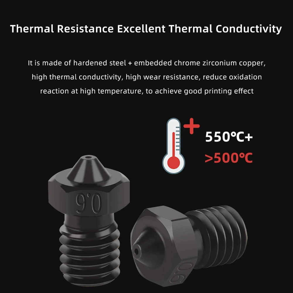 E3D Nozzle 0.2/0.4/0.6/0.8mm H - 3D Printing Titanium avaliação e preço