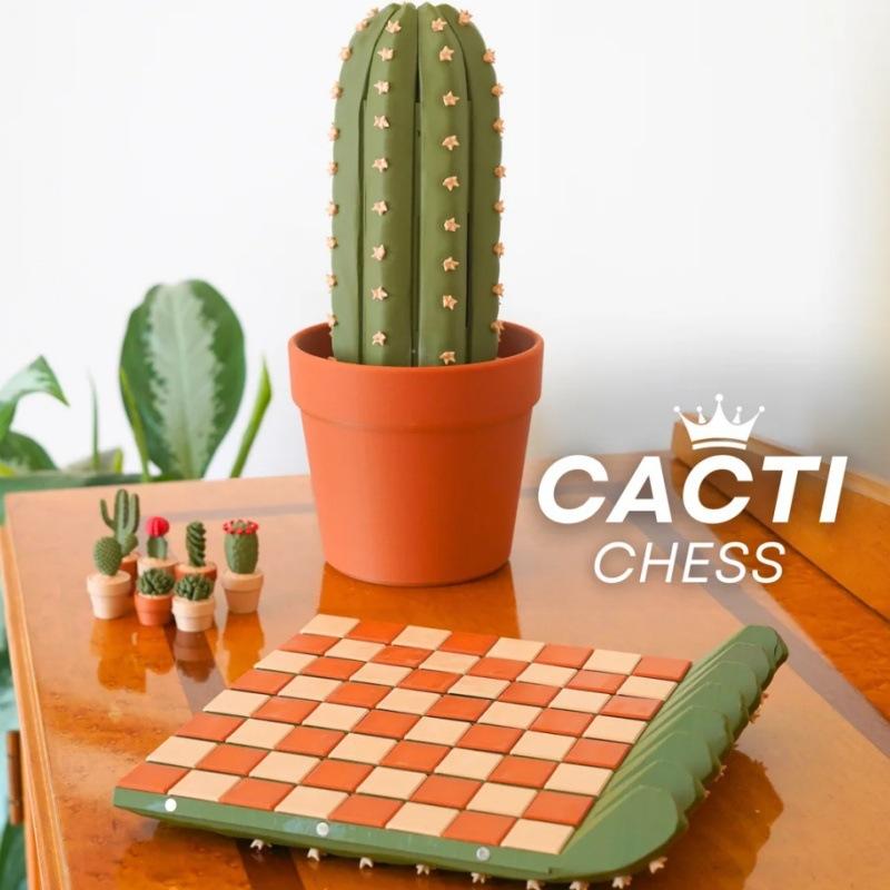 3D Printed Resin Cactus Chess  - 3D Printing Ultem avaliação e preço