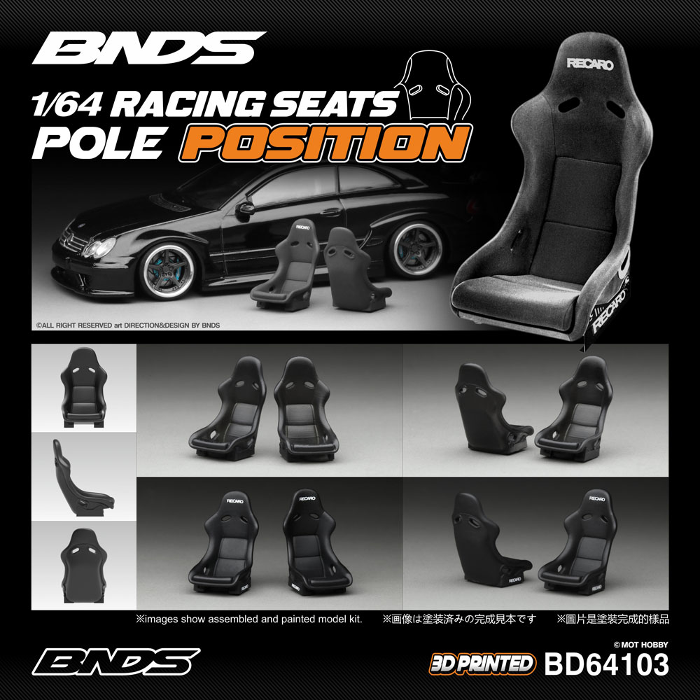 BNDS 1/64 Unpainted Racing Sea - 3D Printing Diecast Cars avaliação e preço