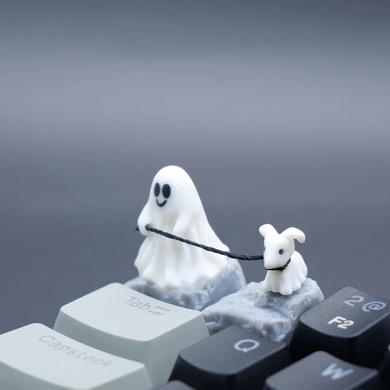 Ghost Puppy Resin Keycap Custo - 3D Printing Ghosting avaliação e preço