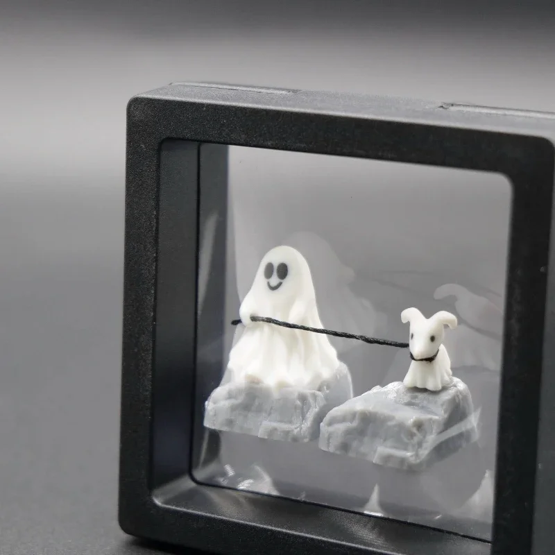 Ghost Puppy Resin Keycap Custo - 3D Printing Ghosting avaliação e preço