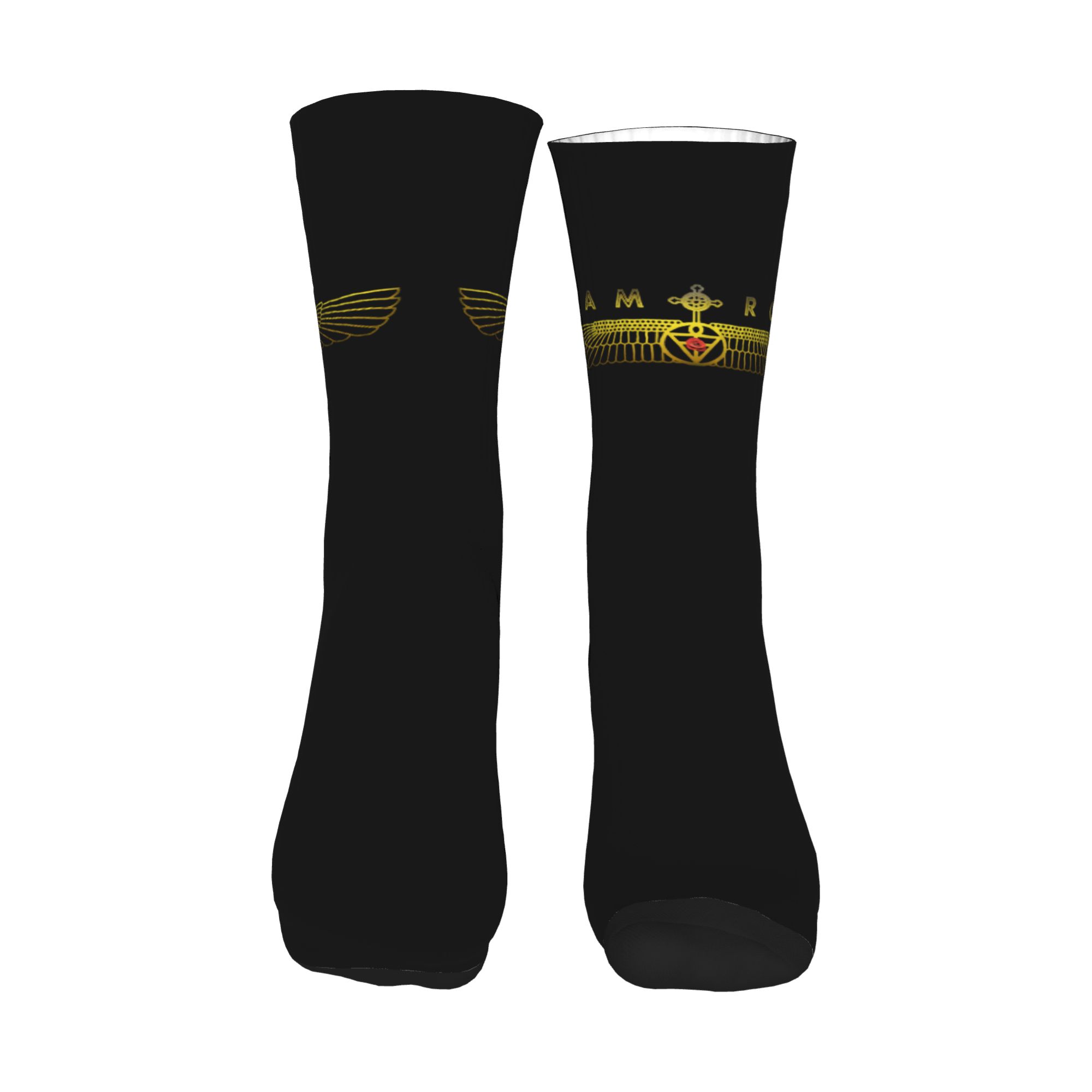 Fun Mens AMORC Logo Dress Sock - 3D Printing Logo avaliação e preço