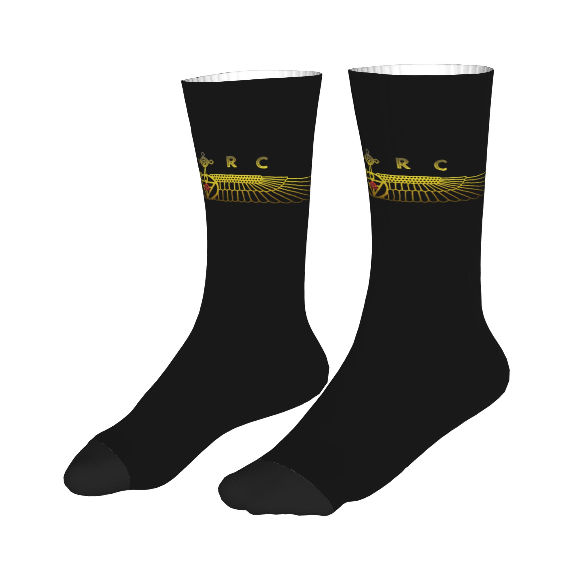 Fun Mens AMORC Logo Dress Sock - 3D Printing Logo avaliação e preço