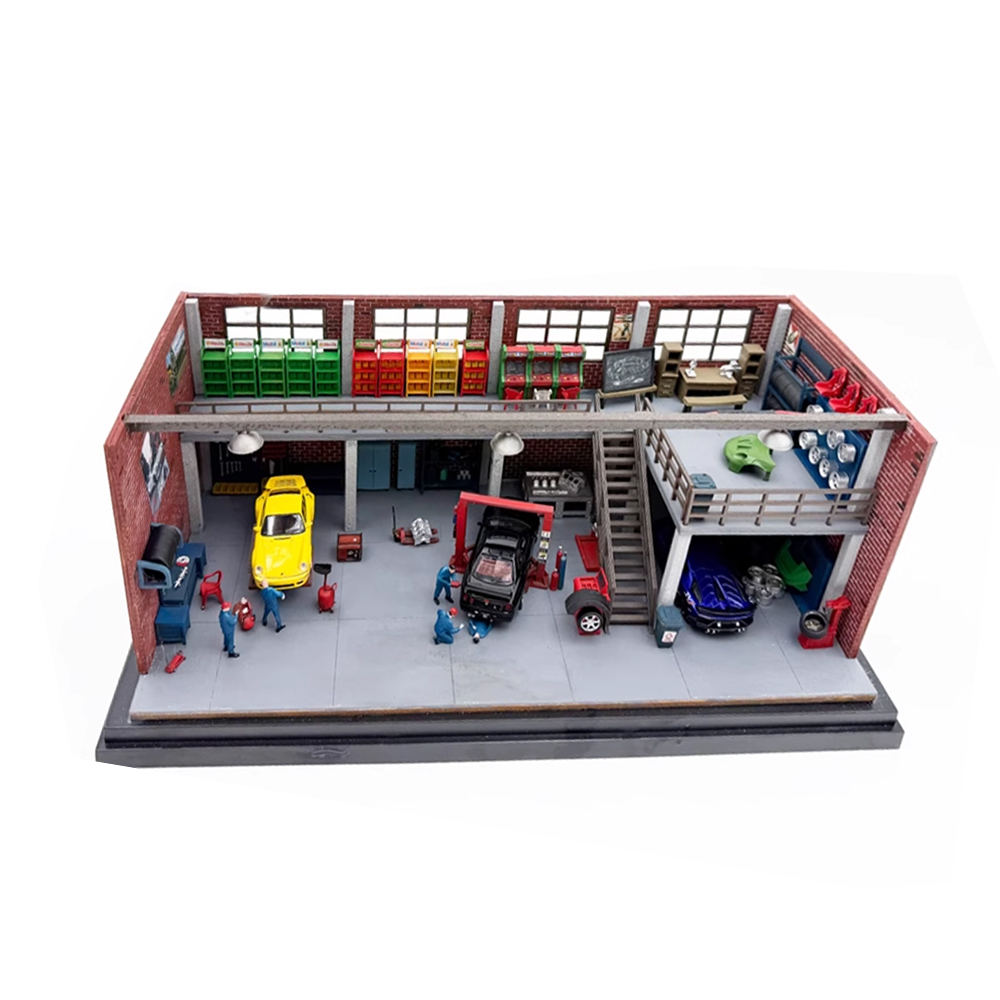 1/64 Scale American Style Gara - 3D Printing Diecast Cars avaliação e preço
