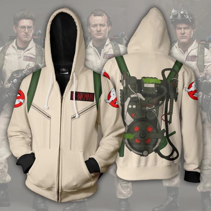 Fashion Ghost busters Zip up H - 3D Printing Ghosting avaliação e preço