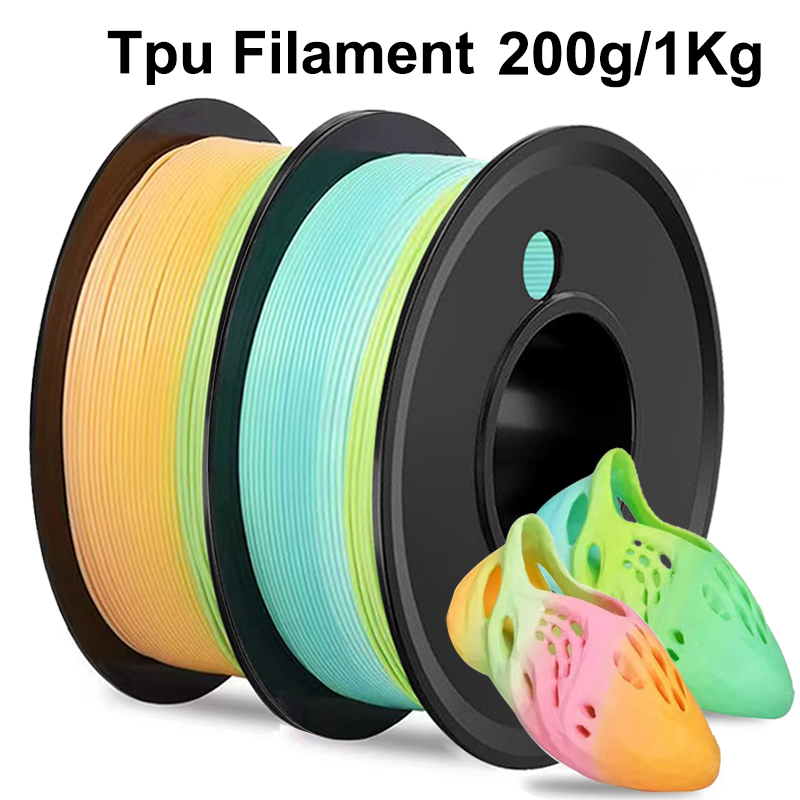 200g 1Kg TPU Rainbow Flexible  - Tpu Flexible Filament avaliação e preço
