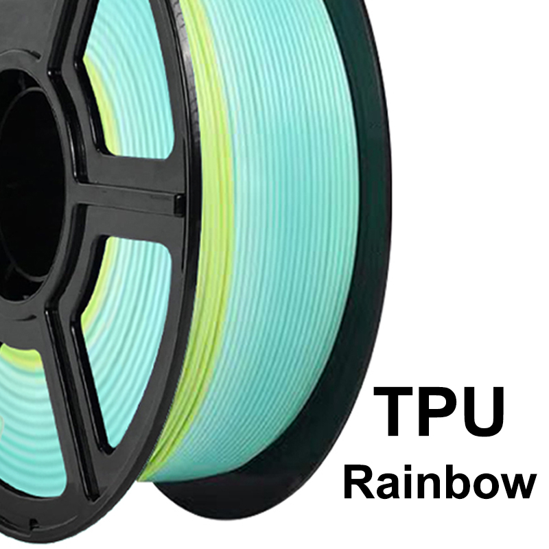 200g 1Kg TPU Rainbow Flexible  - Tpu Flexible Filament avaliação e preço