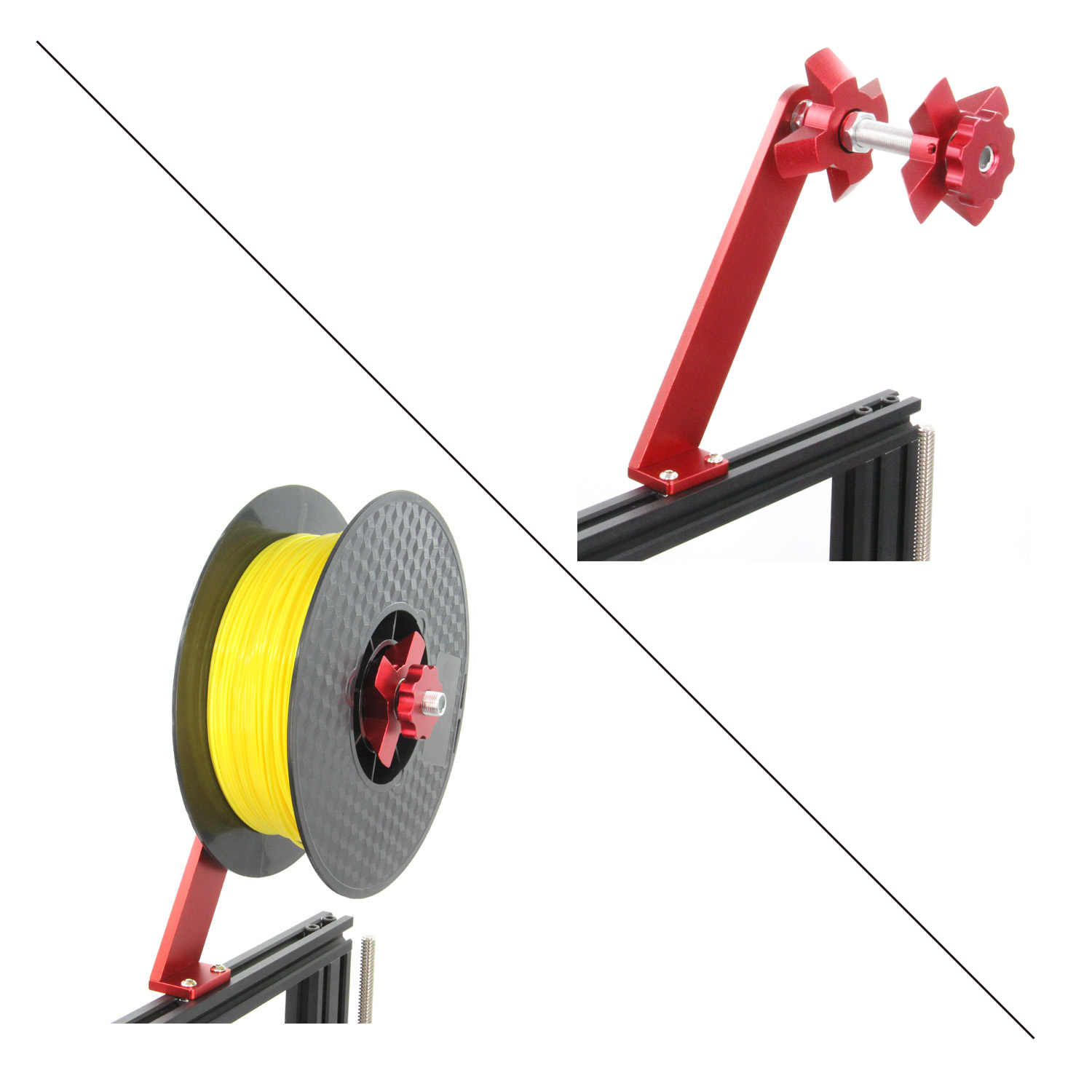 3D Printer Filament Holder Rot - Carbon Fiber Filament avaliação e preço