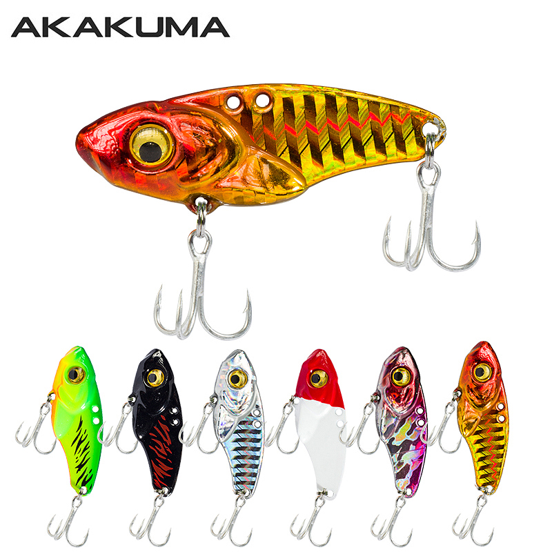 6PCS Metal VIB Lure 5g 7g 10g  - 3D Printing Lure avaliação e preço