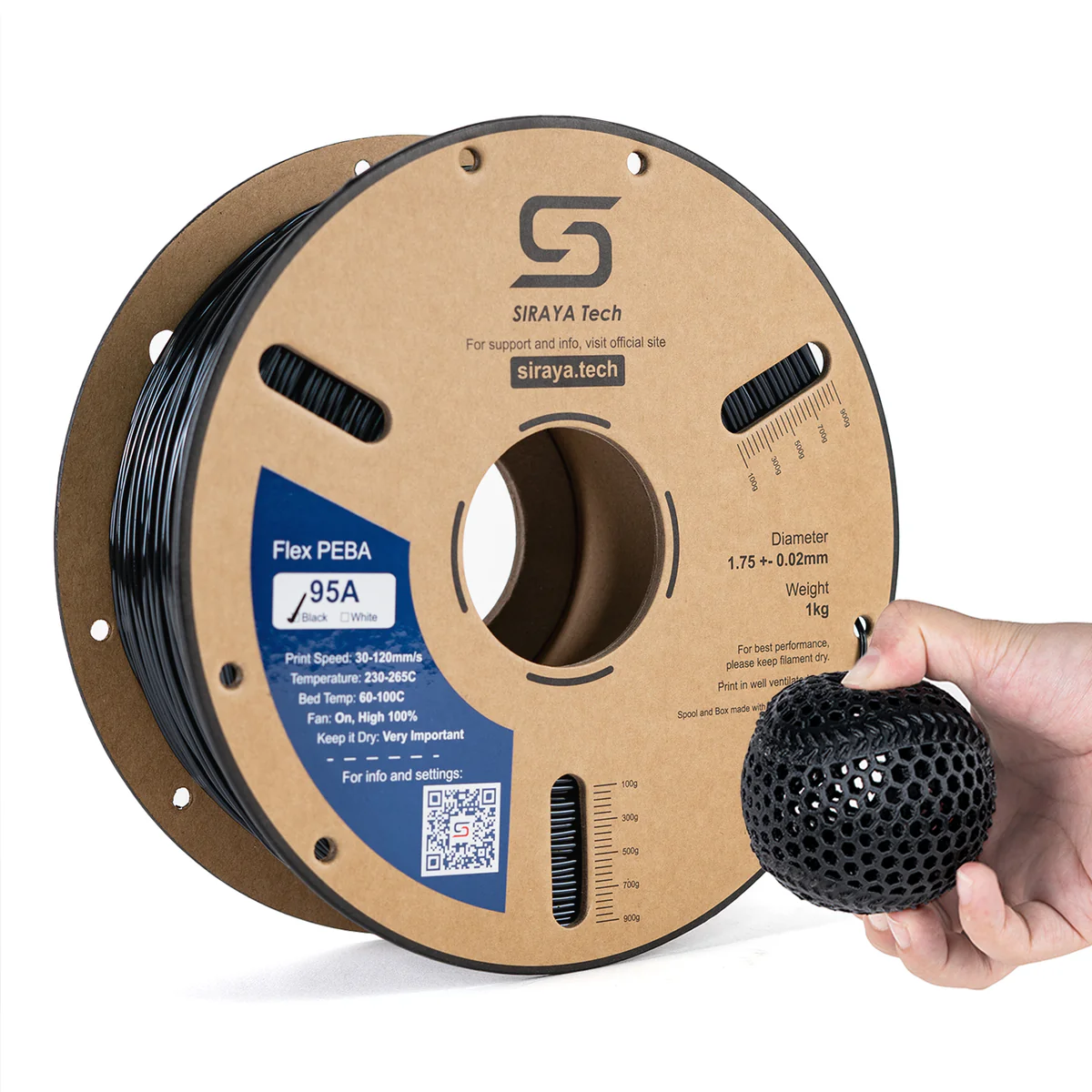 PEBA Filament Flexible Rebound - Tpu Flexible Filament avaliação e preço