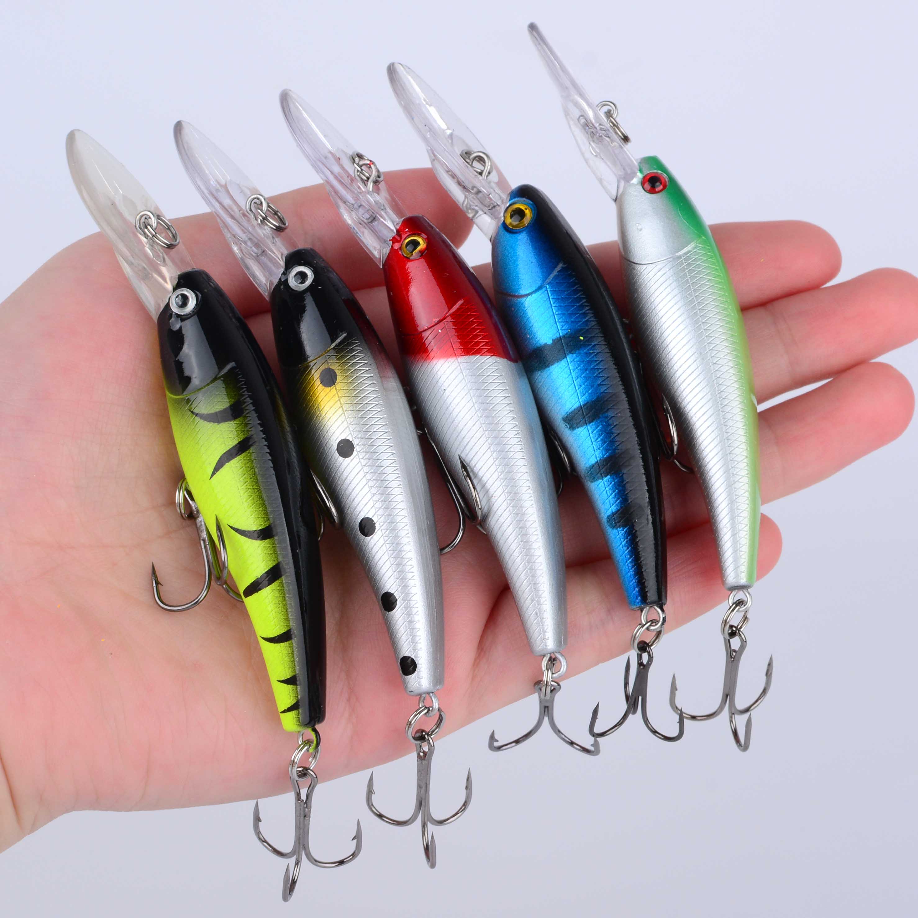 1Pc Floating Minnow Fishing Lu - 3D Printing Lure avaliação e preço
