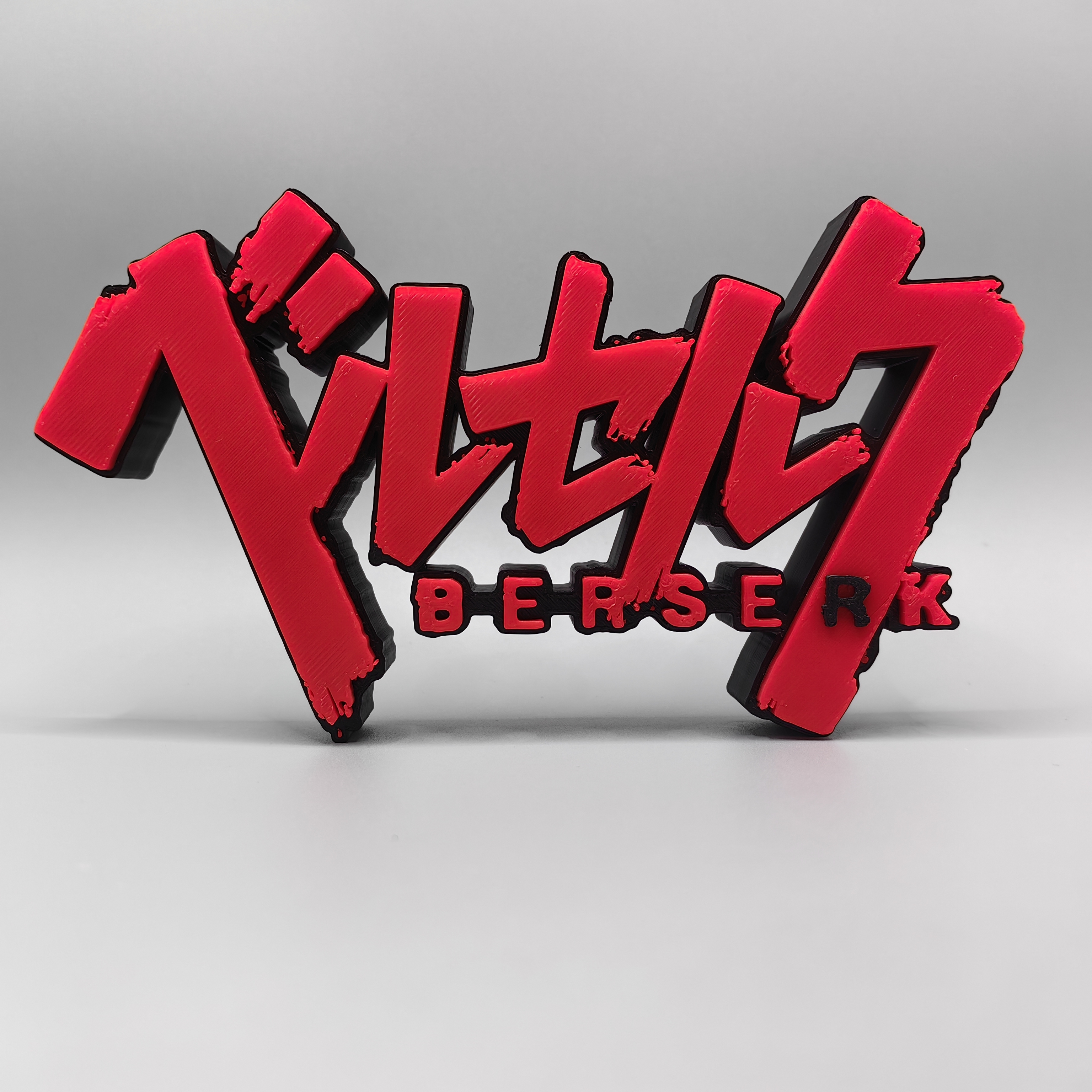 Anime Berserk 3d Printing Thre - 3D Printing Logo avaliação e preço