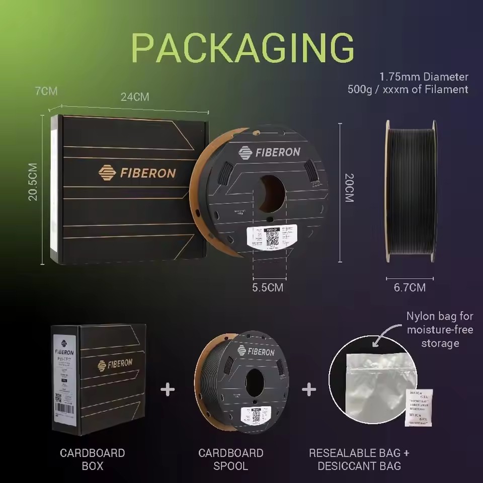 Polymaker PA6-CF20 Carbon Fibe - 3D Printing Nylon Filament avaliação e preço