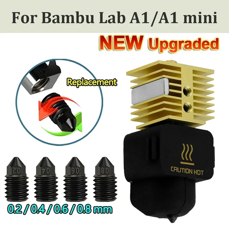 New Hotend For Bambu Lab A1 mi - 3D Printing Bambu Lab A1 avaliação e preço