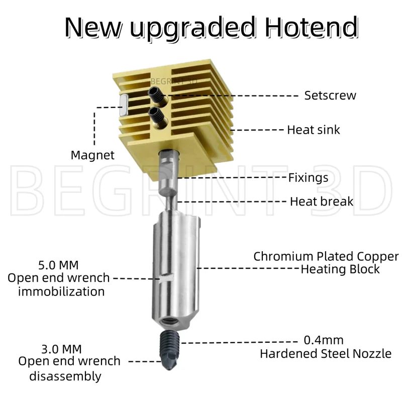New Hotend For Bambu Lab A1 mi - 3D Printing Bambu Lab A1 avaliação e preço