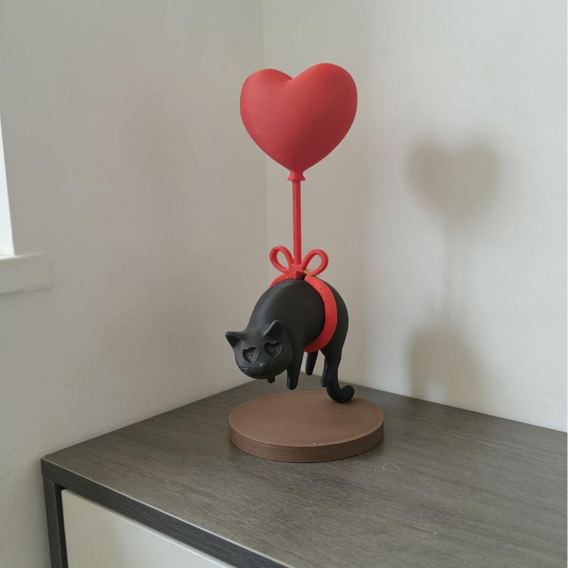 3D Printed Suspended Cat Heart - 3D Printing Ultem avaliação e preço