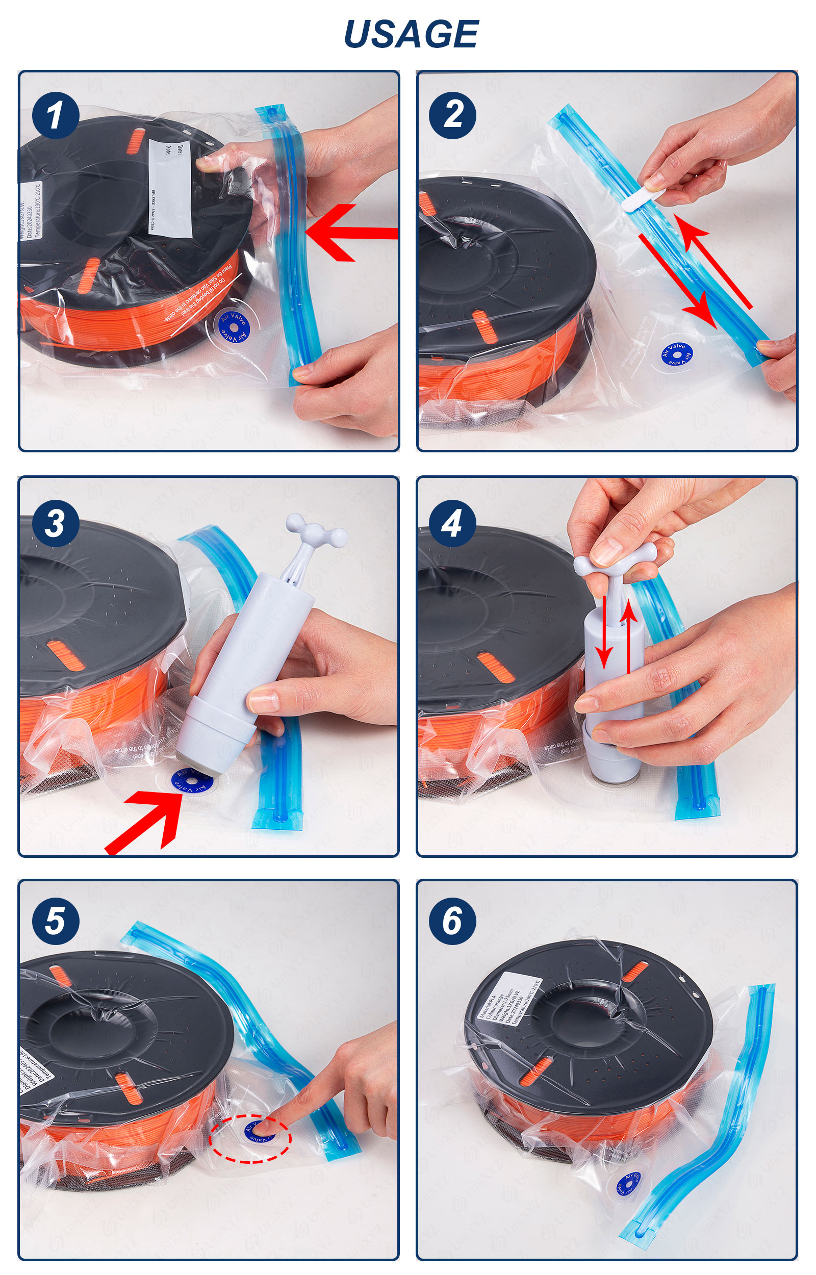 3D Printer Consumables Vacuum  - Abs Filament Spool avaliação e preço