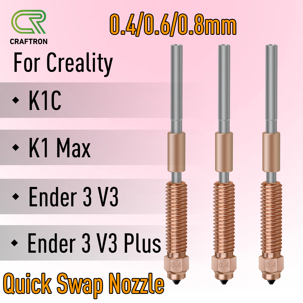 New Upgraded Nozzle for Creali - 3D Printing Titanium avaliação e preço
