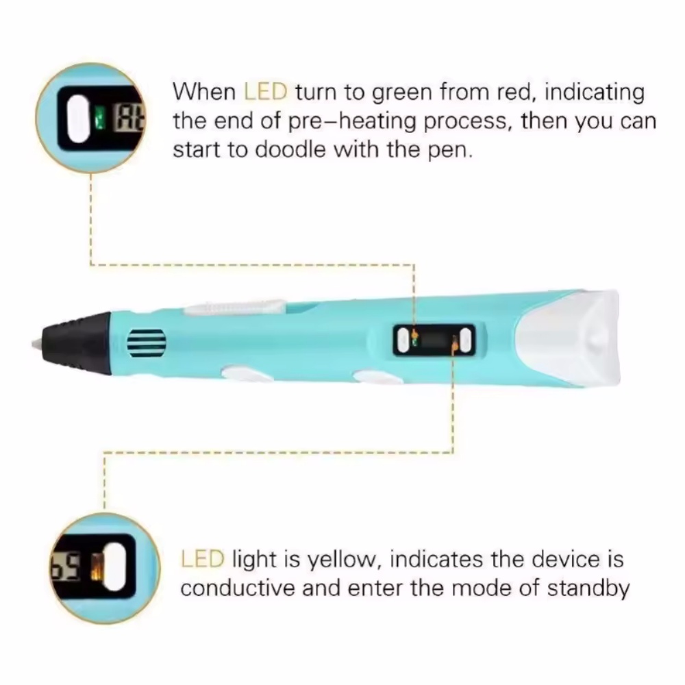 3D Pen For Children 3D Printin - Carbon Fiber Filament avaliação e preço