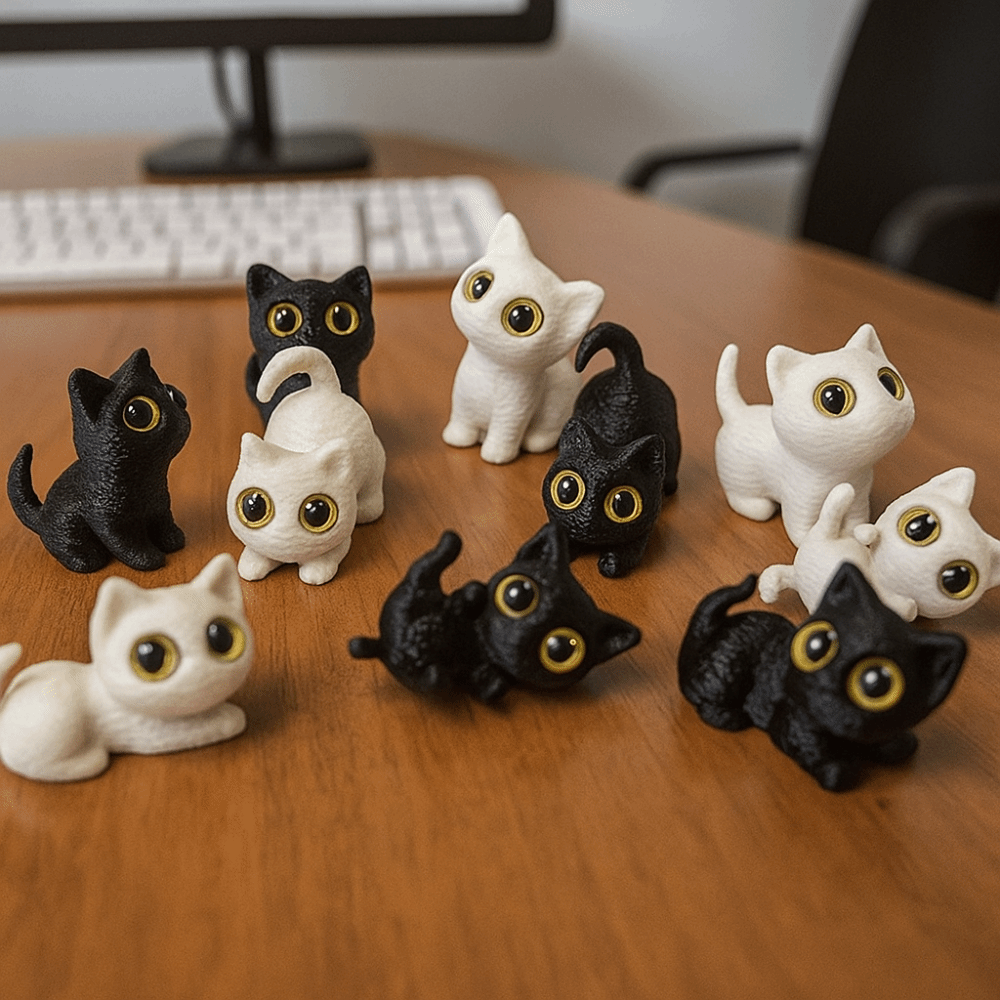 PLA Halloween Cat Anime Figure - 3D Printing Ultem avaliação e preço