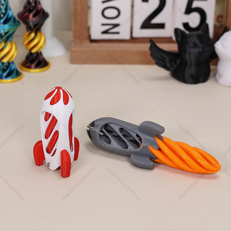 3D Printed Spiral Cone Toy Min - 3D Printing Ghosting avaliação e preço