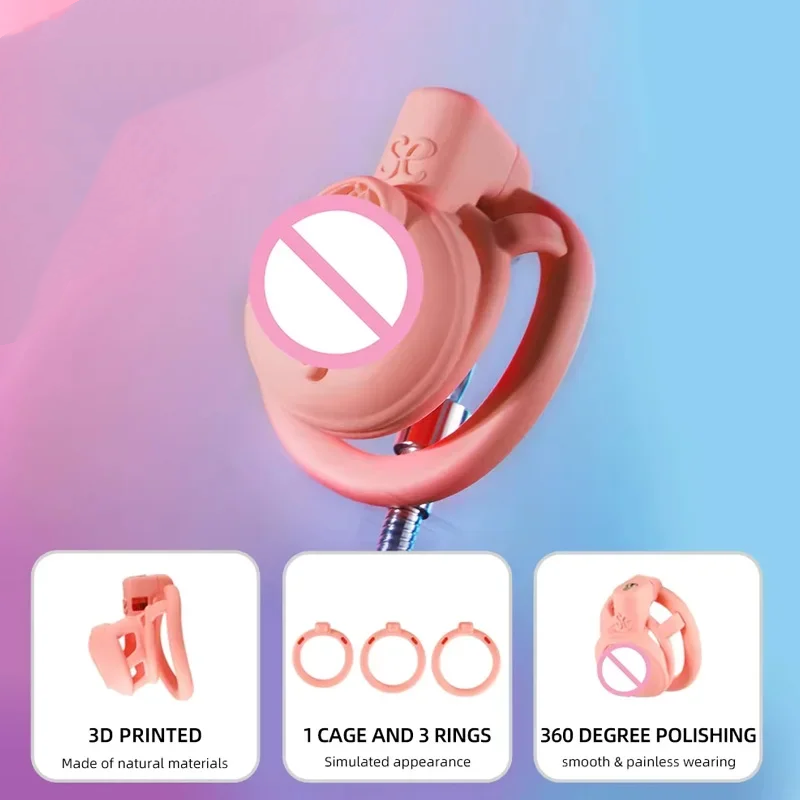 Male SIssy Chastity Cage 3D Pr - 3D Printing Ultem avaliação e preço