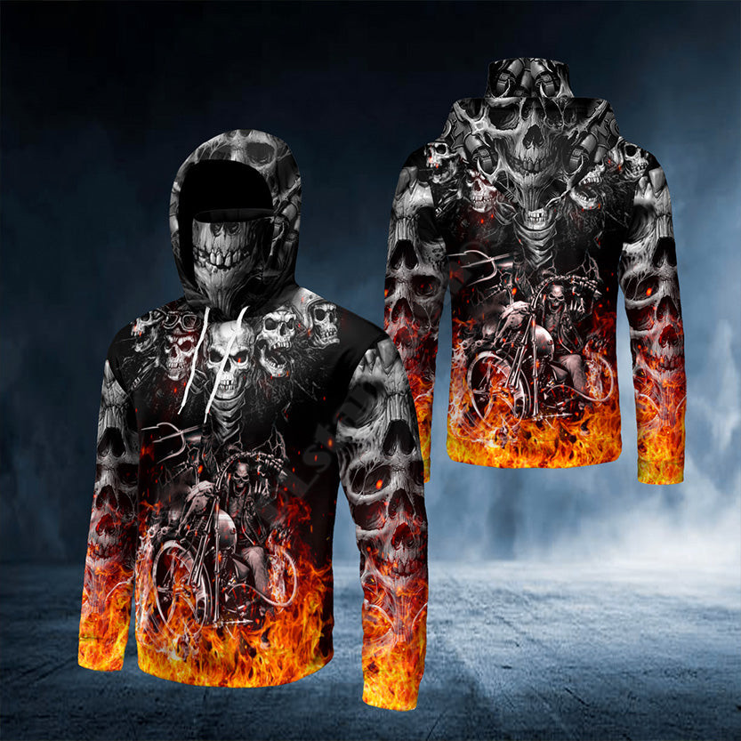 Five Ghost Riders Skull 3D Pri - 3D Printing Ghosting avaliação e preço