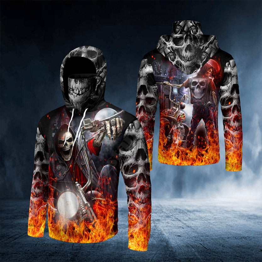 Five Ghost Riders Skull 3D Pri - 3D Printing Ghosting avaliação e preço