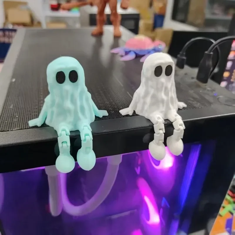 3D Movable Printed Halloween G - 3D Printing Ghosting avaliação e preço
