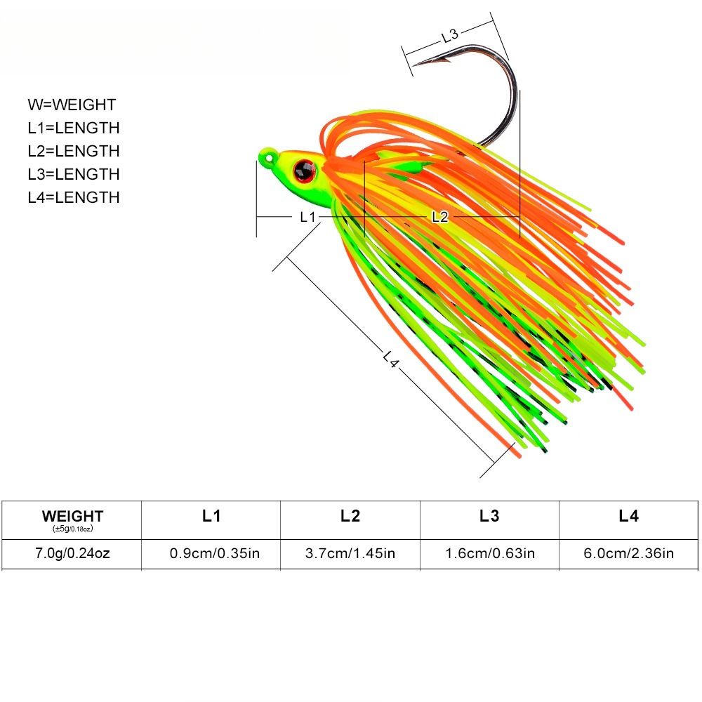 1pcs Beard Lure, Fringe and Gl - 3D Printing Lure avaliação e preço