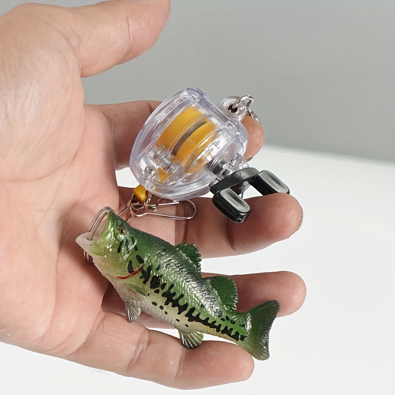 3D Sea Bass Keychain, lure Fis - 3D Printing Lure avaliação e preço